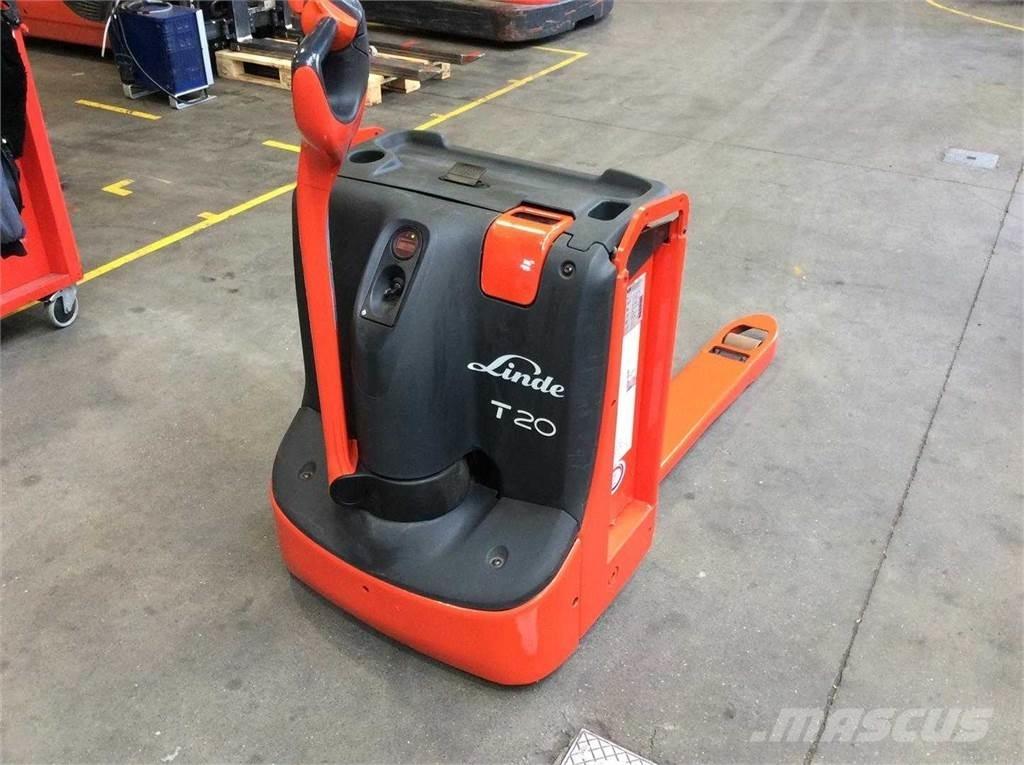 Linde T20 Meeloop stapelaar