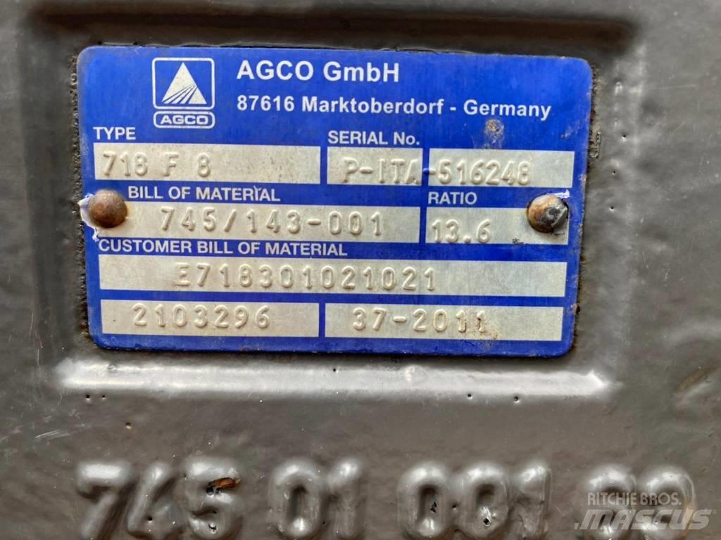 Fendt 820 FRONT AXLE Transmissie