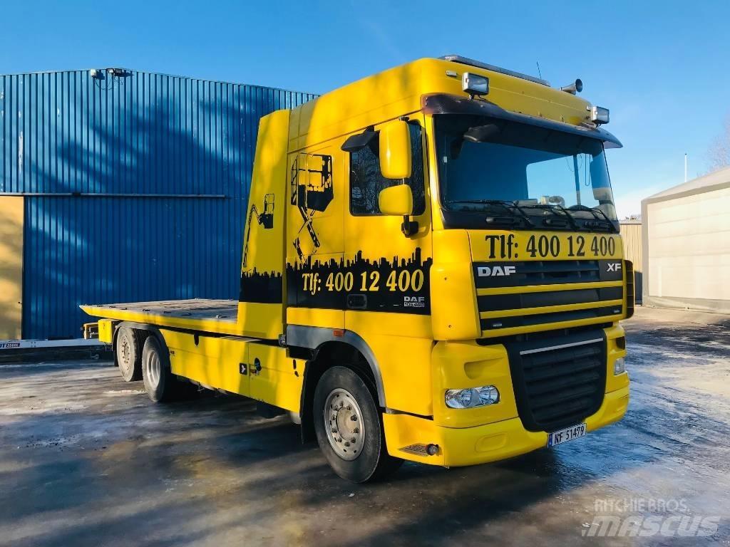 DAF 1850 FAN XF 105 Vrachtwagen met vlakke laadvloer en lier