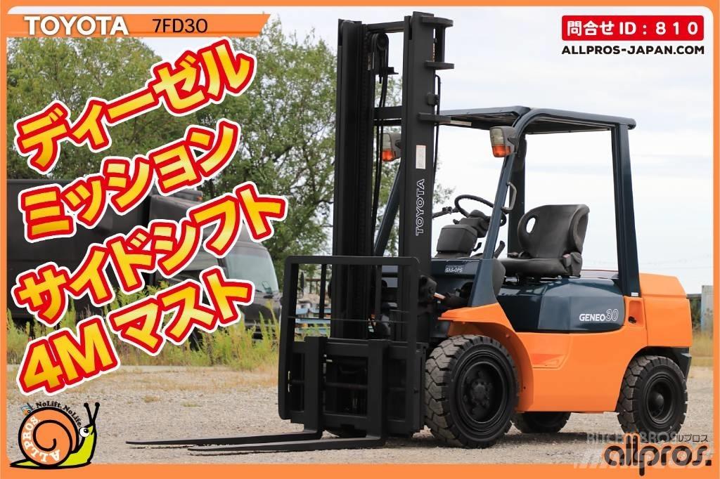 Toyota 7 FD 30 Diesel heftrucks