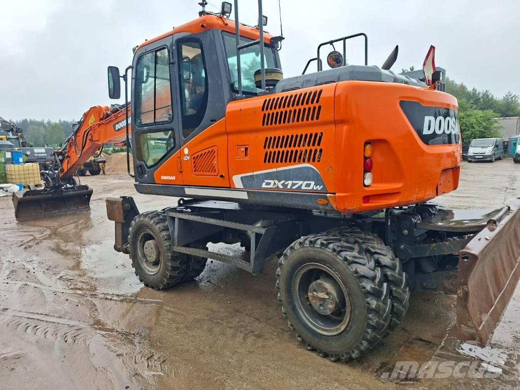 Doosan DX 170 W Wielgraafmachines