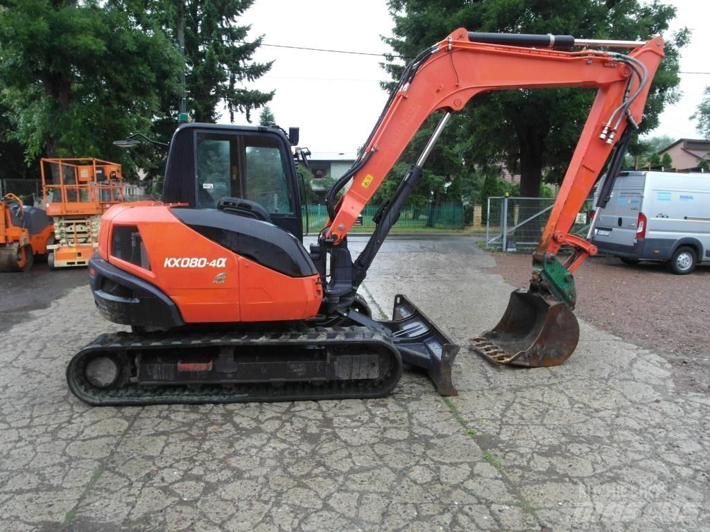 Kubota KX 080-4 Midigraafmachines 7t - 12t