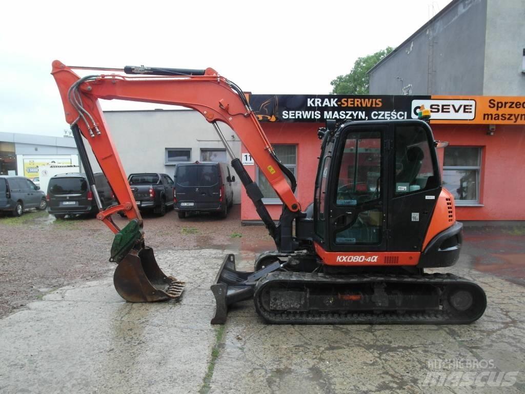 Kubota KX 080-4 Midigraafmachines 7t - 12t