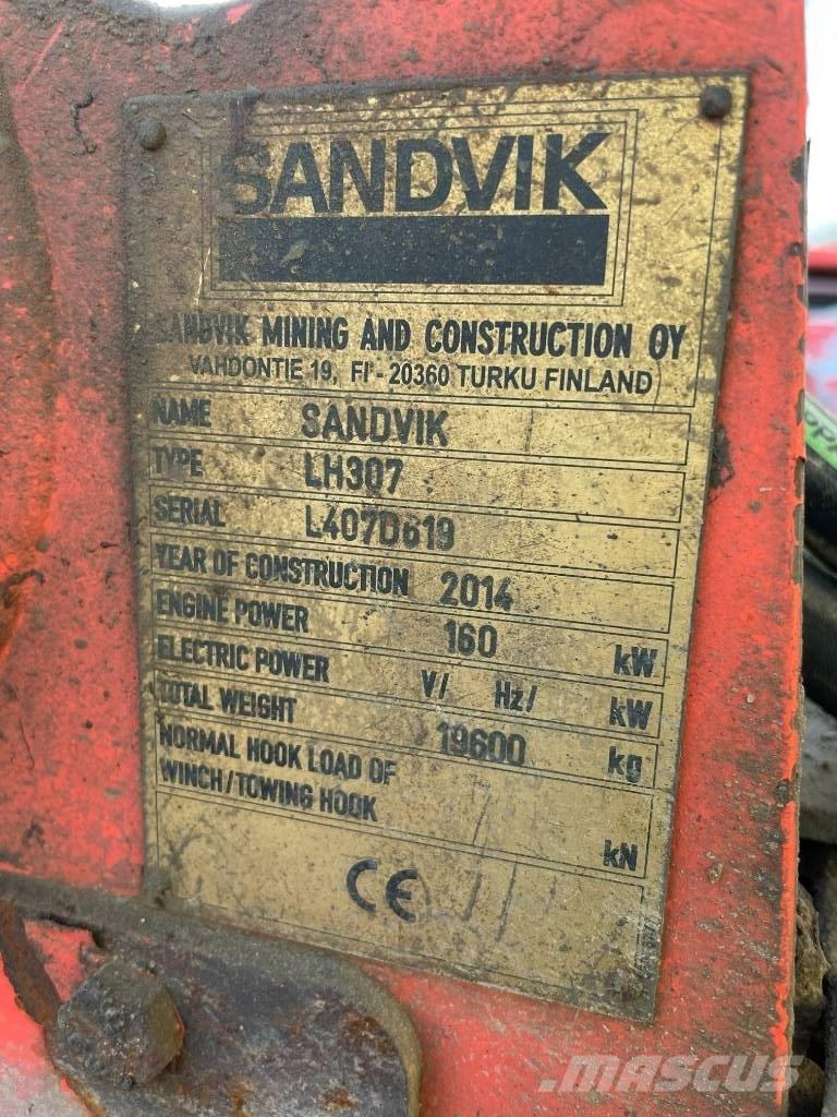 Sandvik LH 307 Mijnbouw shovels