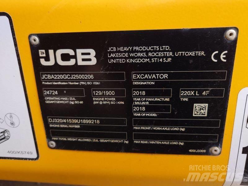 JCB 220 XL 4F Rupsgraafmachines