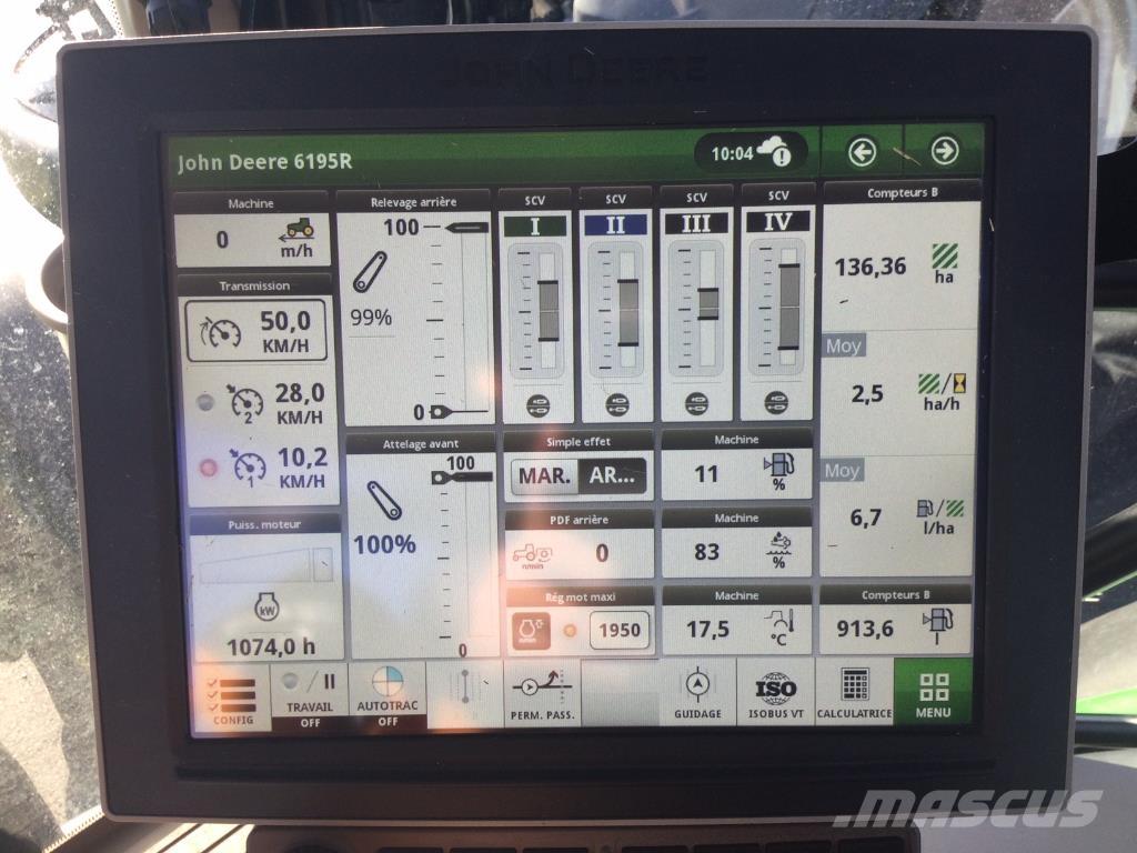 John Deere 6195R Tractoren