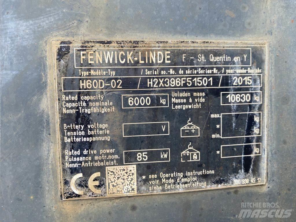 Linde H60D-02 Diesel heftrucks