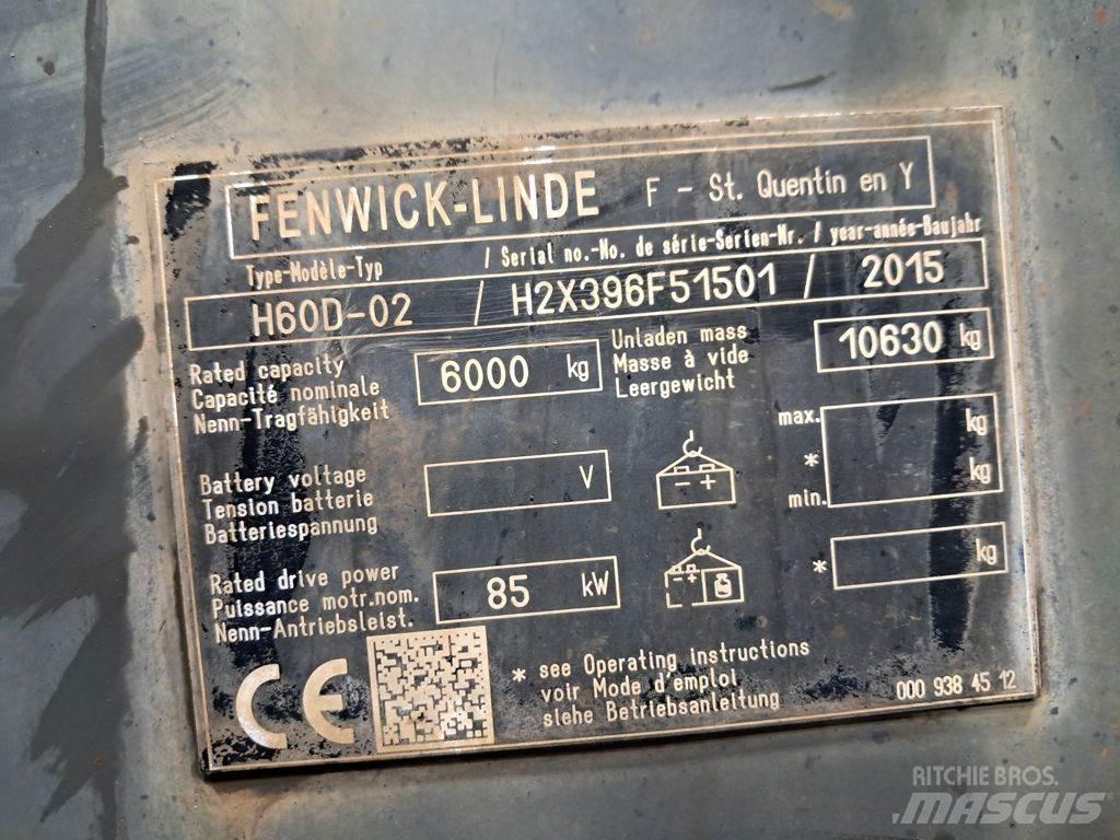 Linde H60D-02 Diesel heftrucks