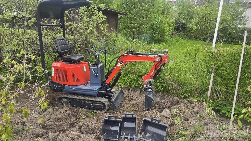  Minigrävmaskin 800kg Minigraafmachines < 7t