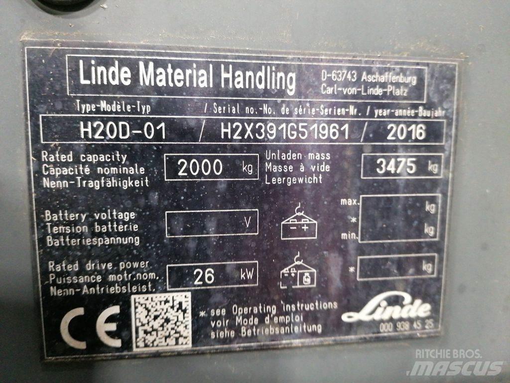 Linde H20D-01 Diesel heftrucks