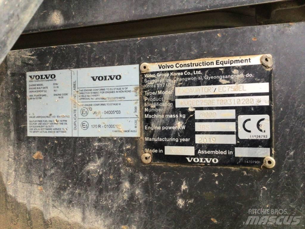 Volvo EC 750 E Rupsgraafmachines