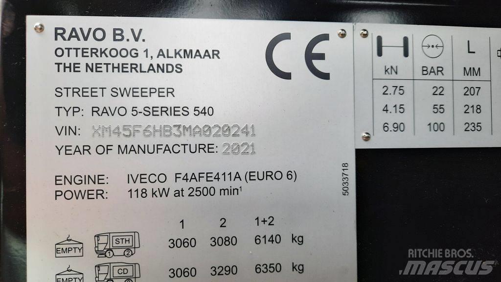 Ravo 540STH Veegmachines