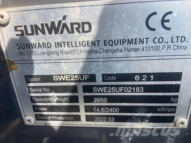 Sunward SWE 25 UF Minigraafmachines < 7t