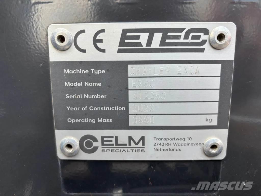 Etec E36C Minigraafmachines < 7t