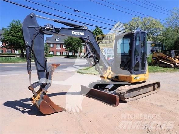 John Deere 50D Minigraafmachines < 7t