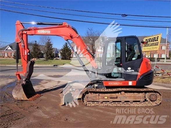 Kubota KX080-4 Rupsgraafmachines