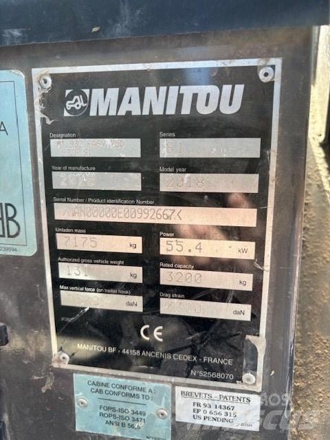 Manitou MT 932 Verreikers