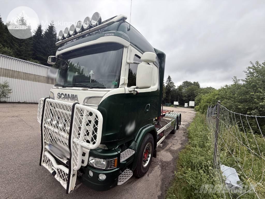 Scania R 520 LB Vrachtwagen met containersysteem