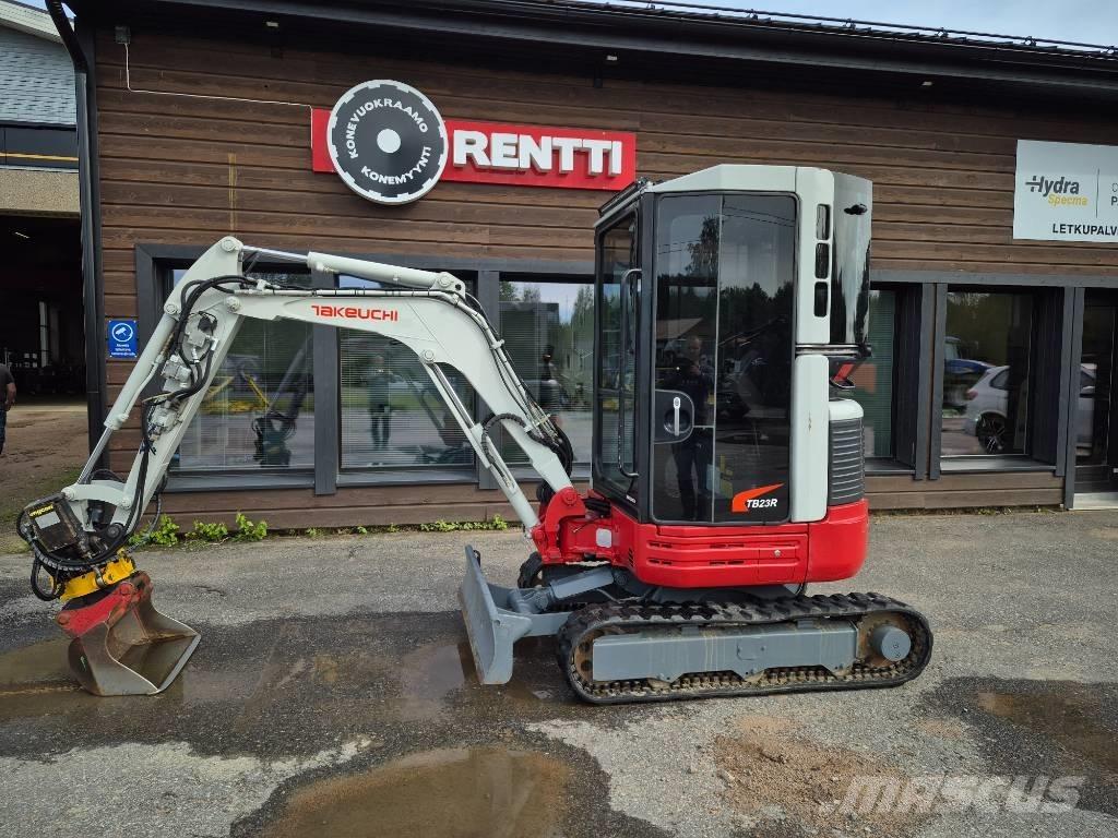 Takeuchi 23R Minigraafmachines < 7t