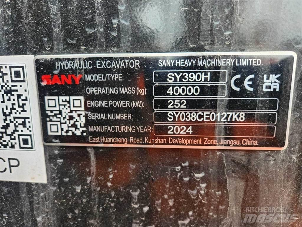 Sany SY390H Rupsgraafmachines