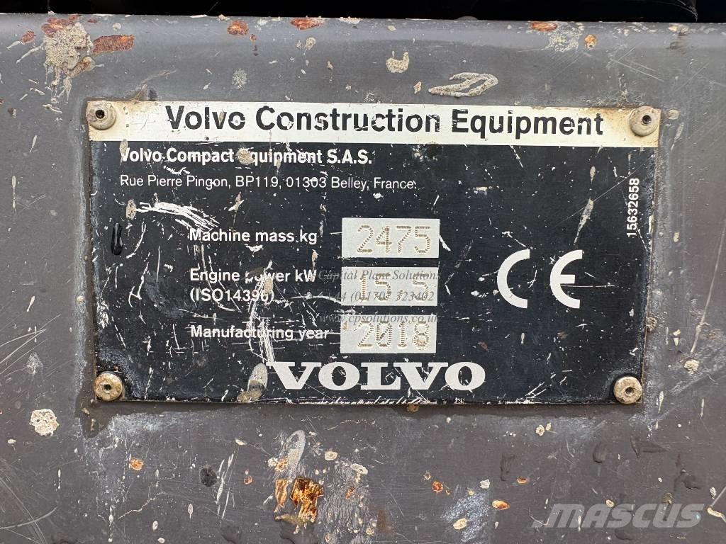 Volvo ECR 25 D Minigraafmachines < 7t