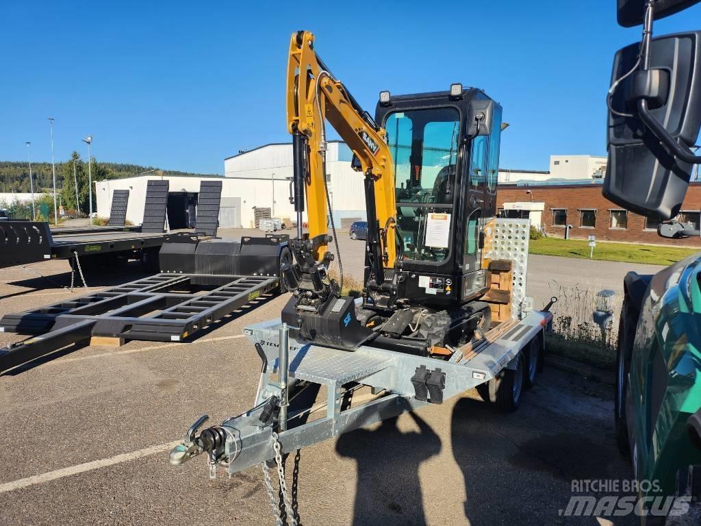 Sany 1.8 T Med Släp Minigraafmachines < 7t