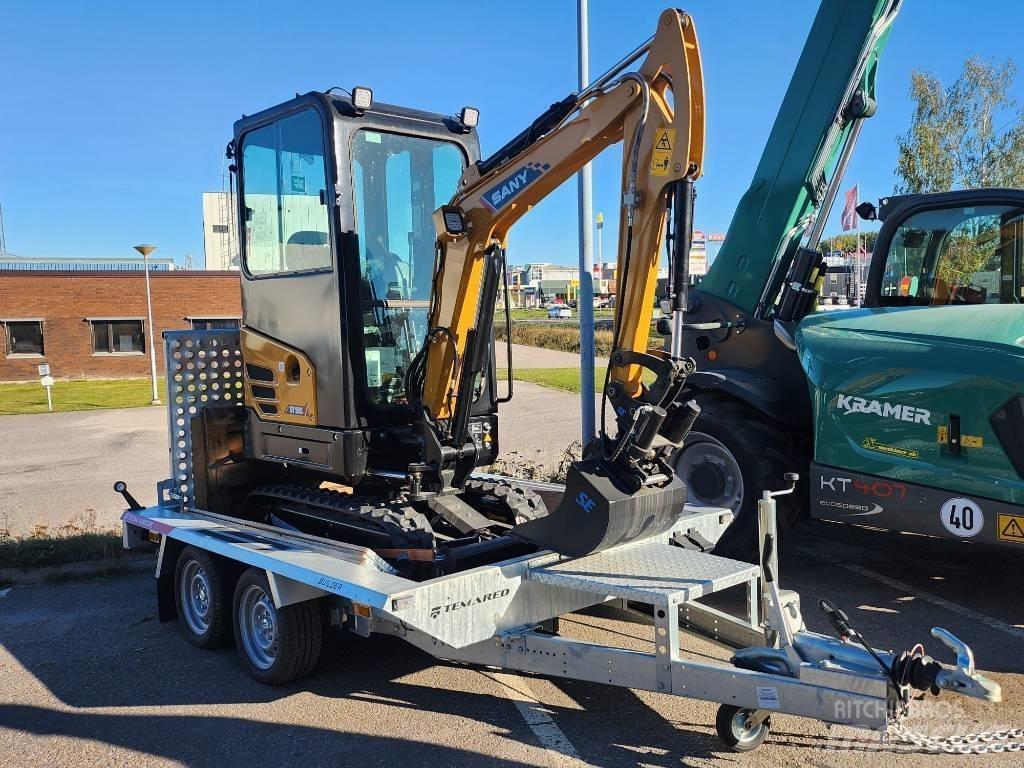 Sany 1.8 T Med Släp Minigraafmachines < 7t