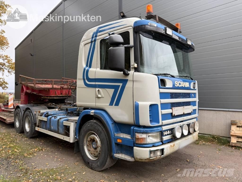 Scania R 144 GB Vrachtwagen met containersysteem