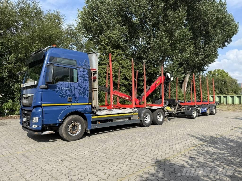 MAN TGX 33.500 Vrachtwagens voor bosbouwmachines