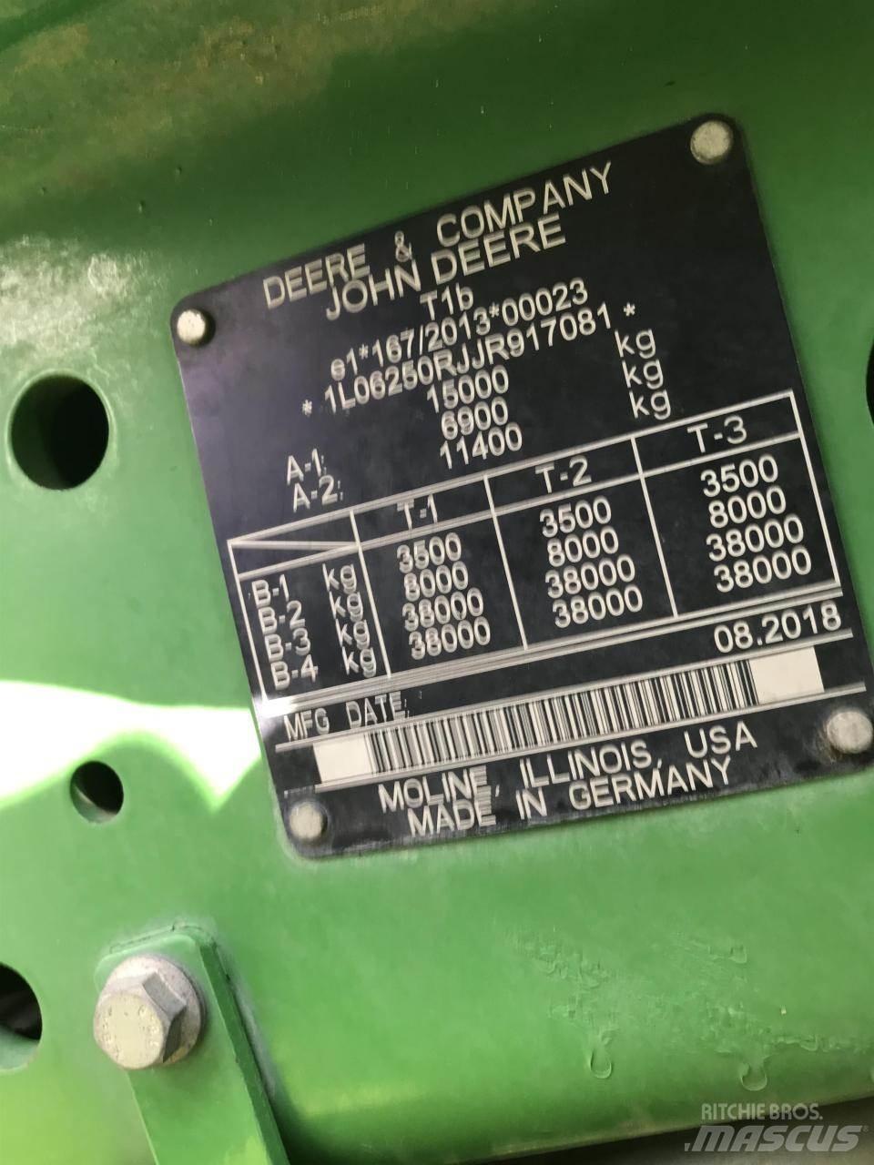 John Deere 6250R Tractoren