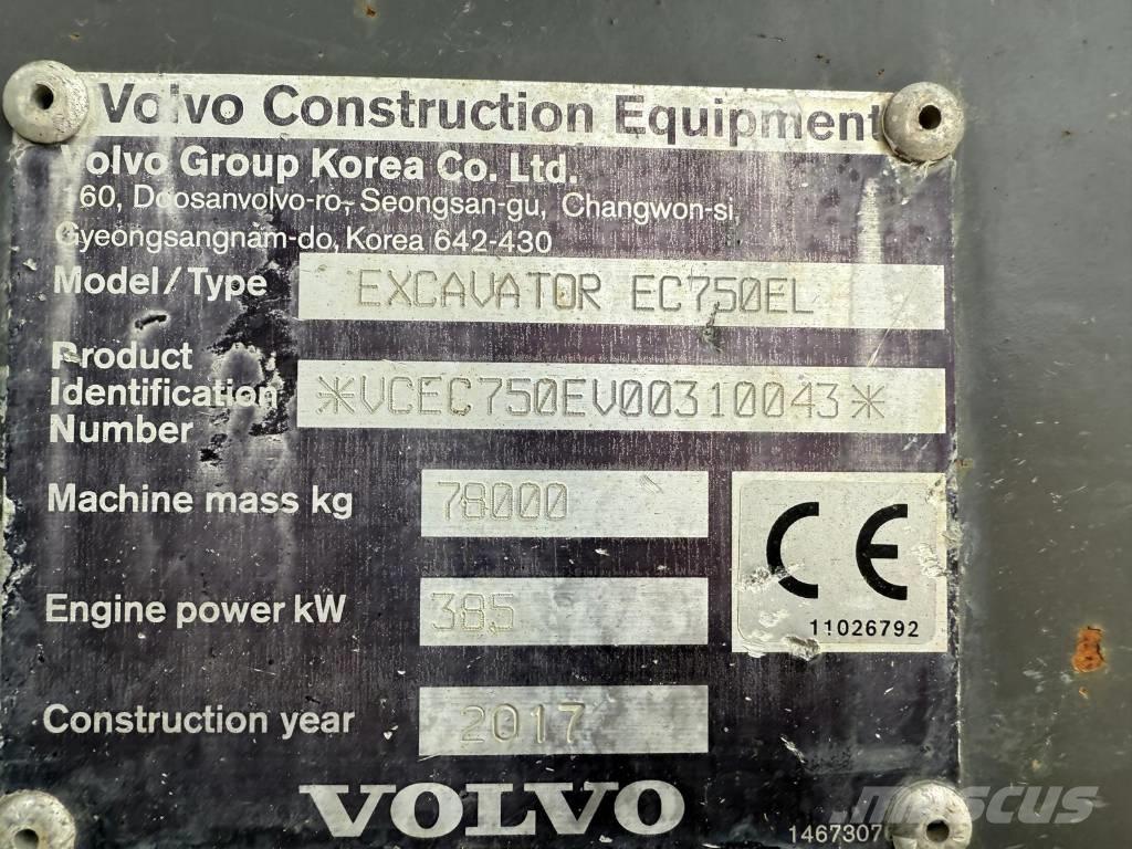 Volvo EC 750 EL Rupsgraafmachines