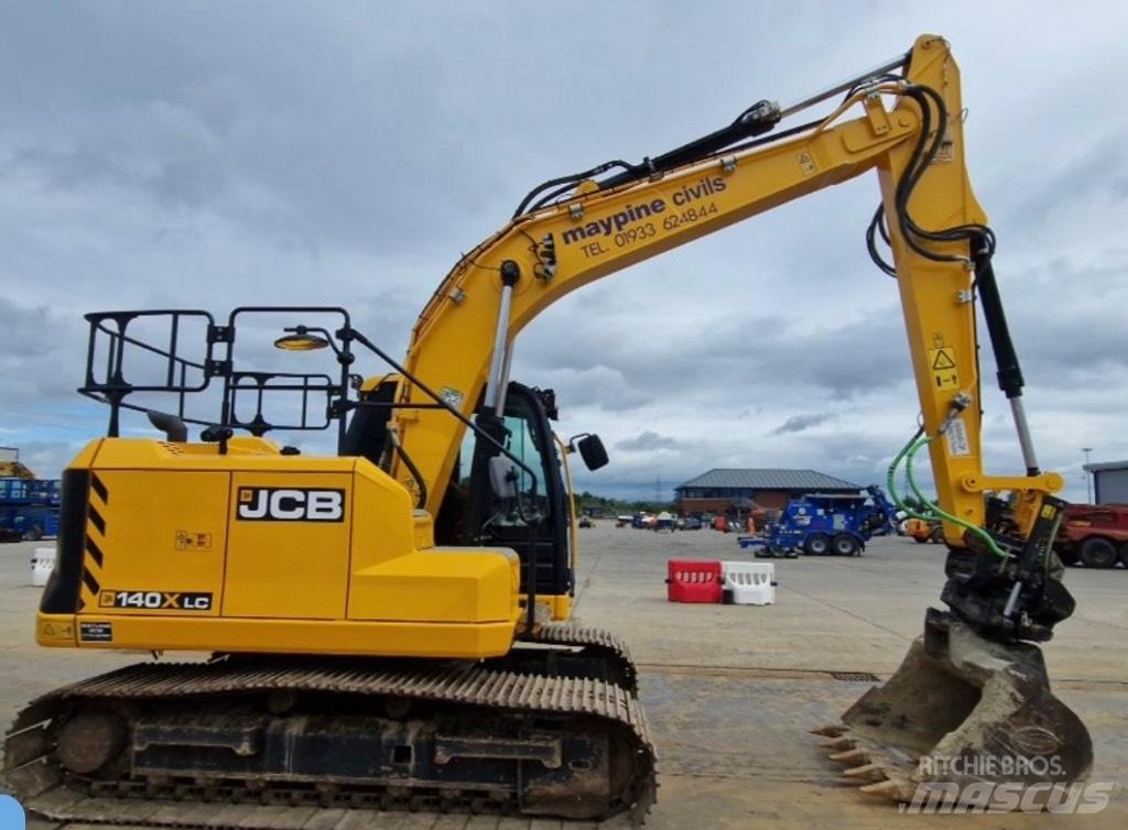 JCB 140X Steelwrist Rupsgraafmachines