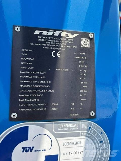 Niftylift 170 H E Aanhanger hoogwerkers