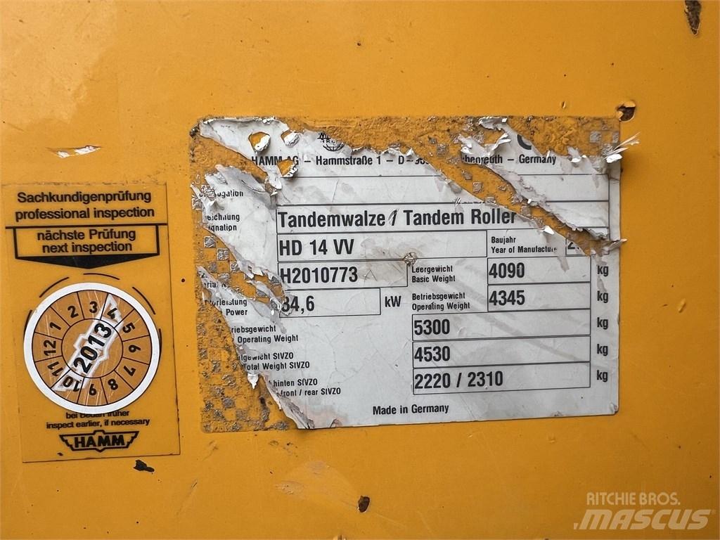 Hamm HD 14 VV Duowalsen