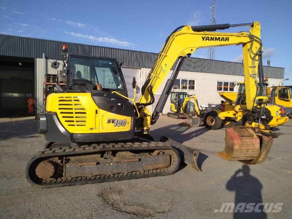 Yanmar SV 100-2A Midigraafmachines 7t - 12t