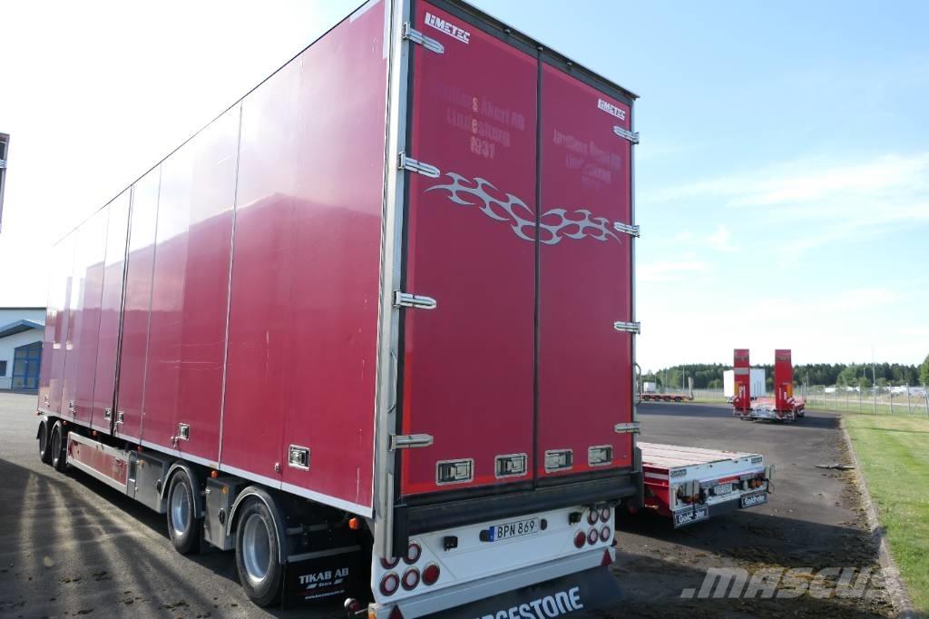 Limetec VPU 438 Gesloten opbouw trailers