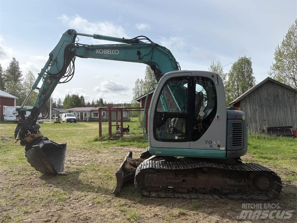 Kobelco SK70SR Midigraafmachines 7t - 12t