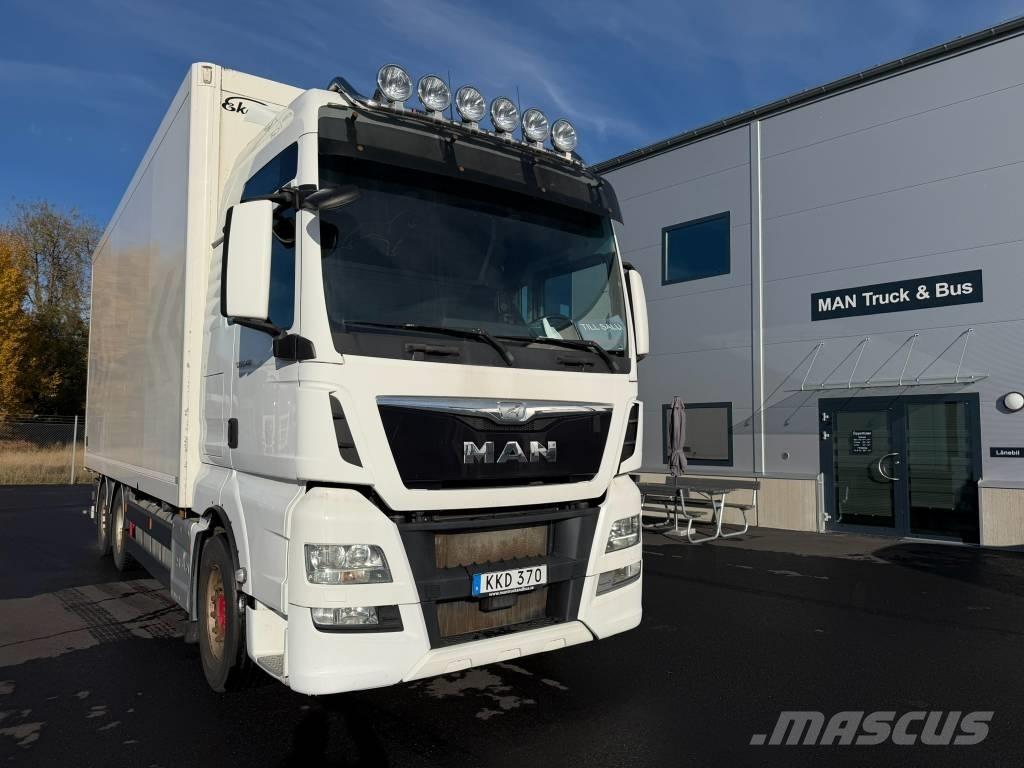 MAN TGX 26.480 6x2 Bakwagens met gesloten opbouw