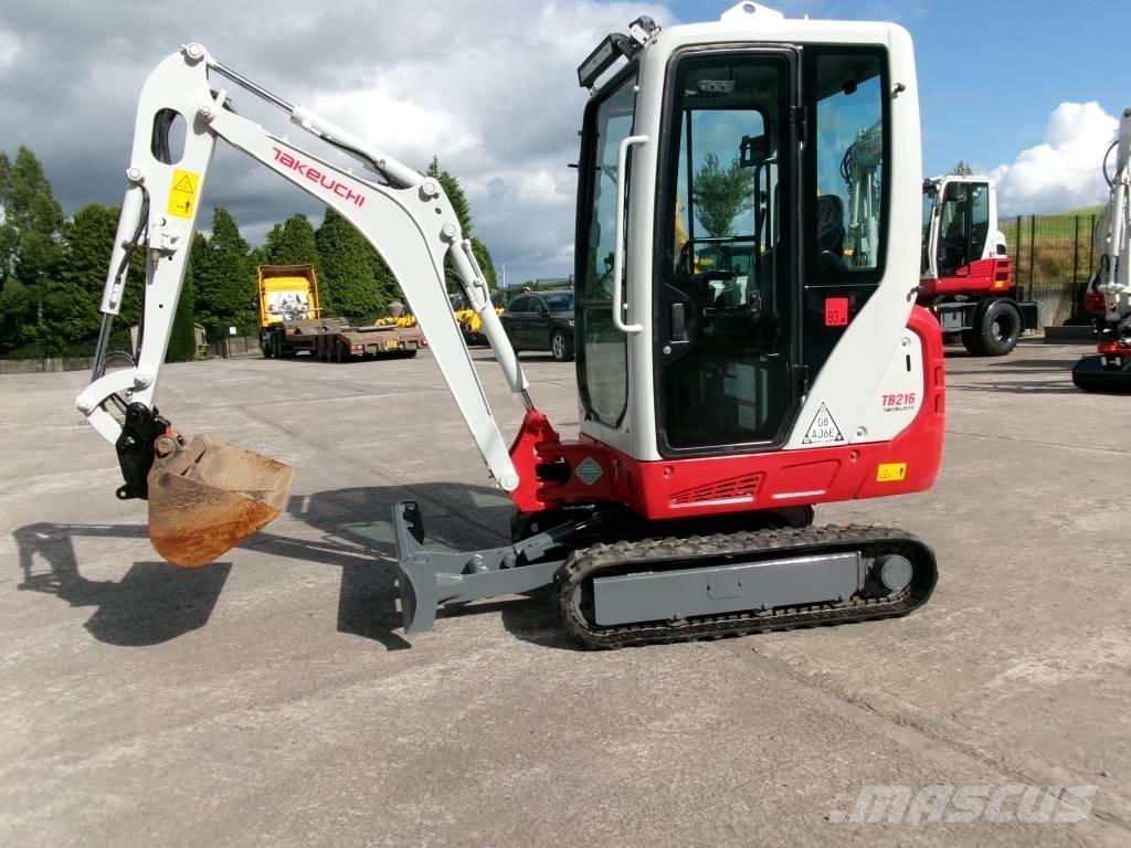 Takeuchi TB 216 Minigraafmachines < 7t