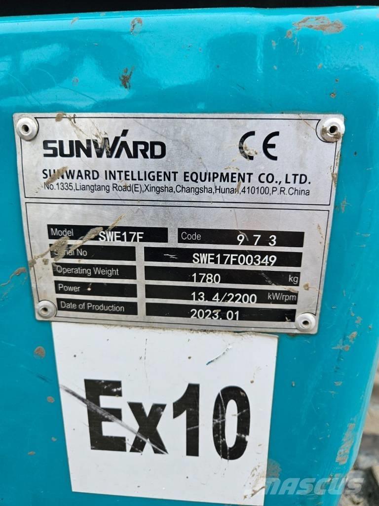 Sunward SWE 17 F Minigraafmachines < 7t