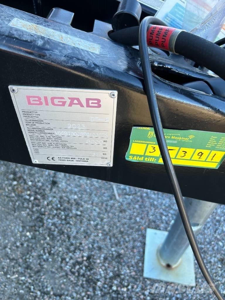 Bigab T8 DUMPERKÄRRA Overige aanhangers