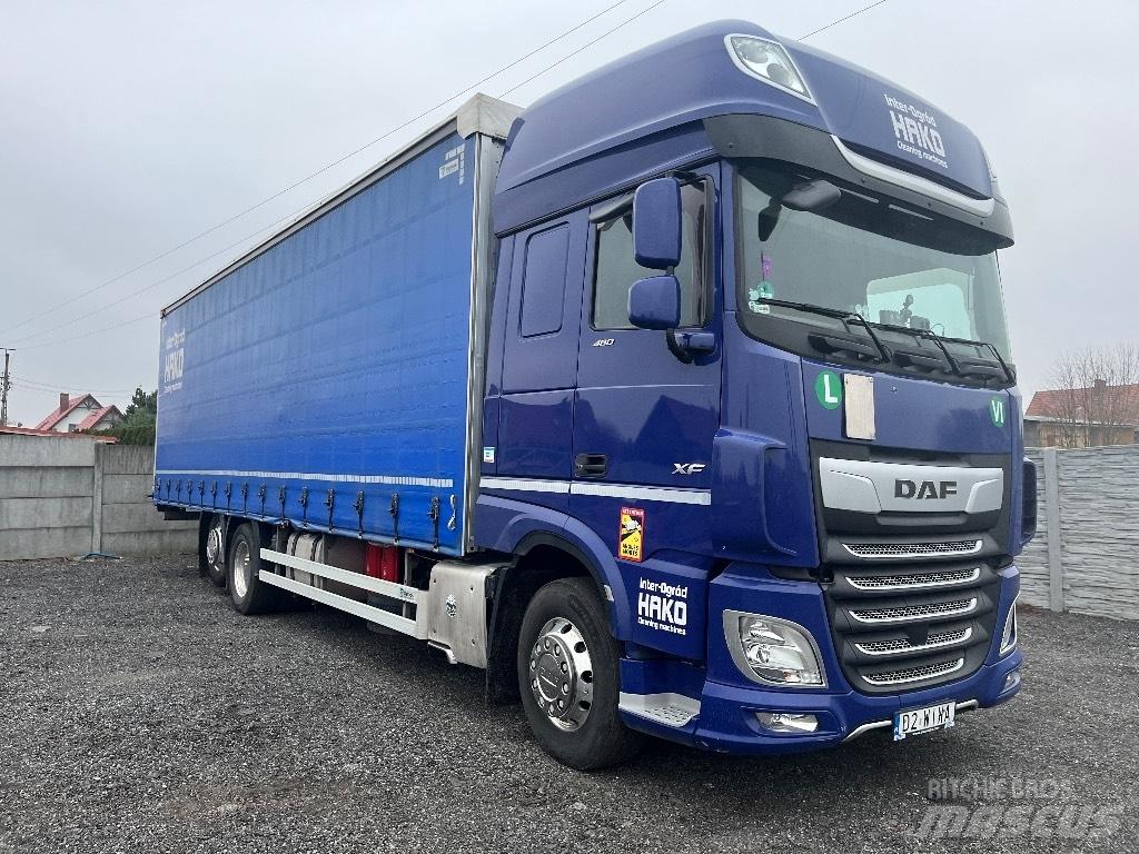 DAF Xf 106 FAR Schuifzeilopbouw