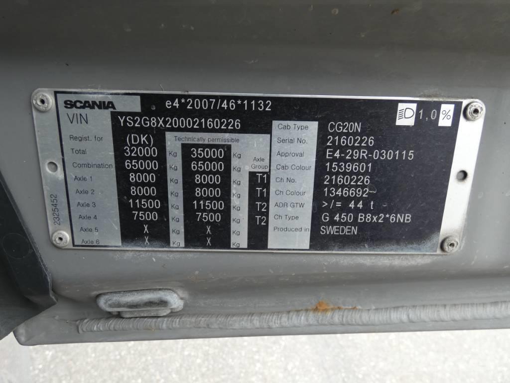 Scania G 450 Chassis met cabine