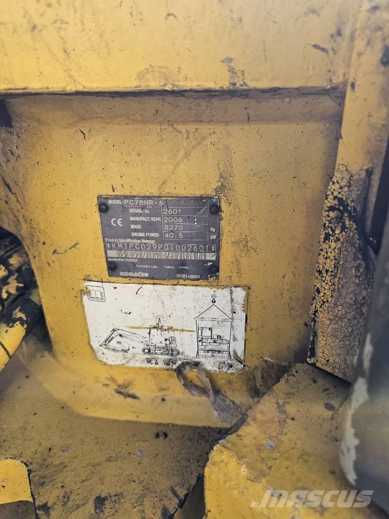 Komatsu PC 78 MR Midigraafmachines 7t - 12t