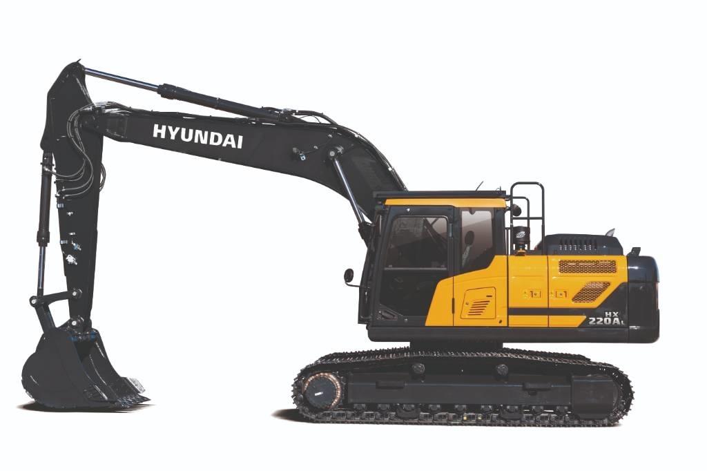 Hyundai HX 220 AL Rupsgraafmachines