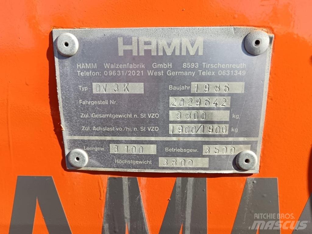 Hamm DV 3 K Duowalsen