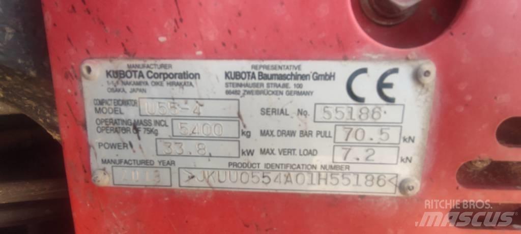 Kubota U 55-4 Minigraafmachines < 7t