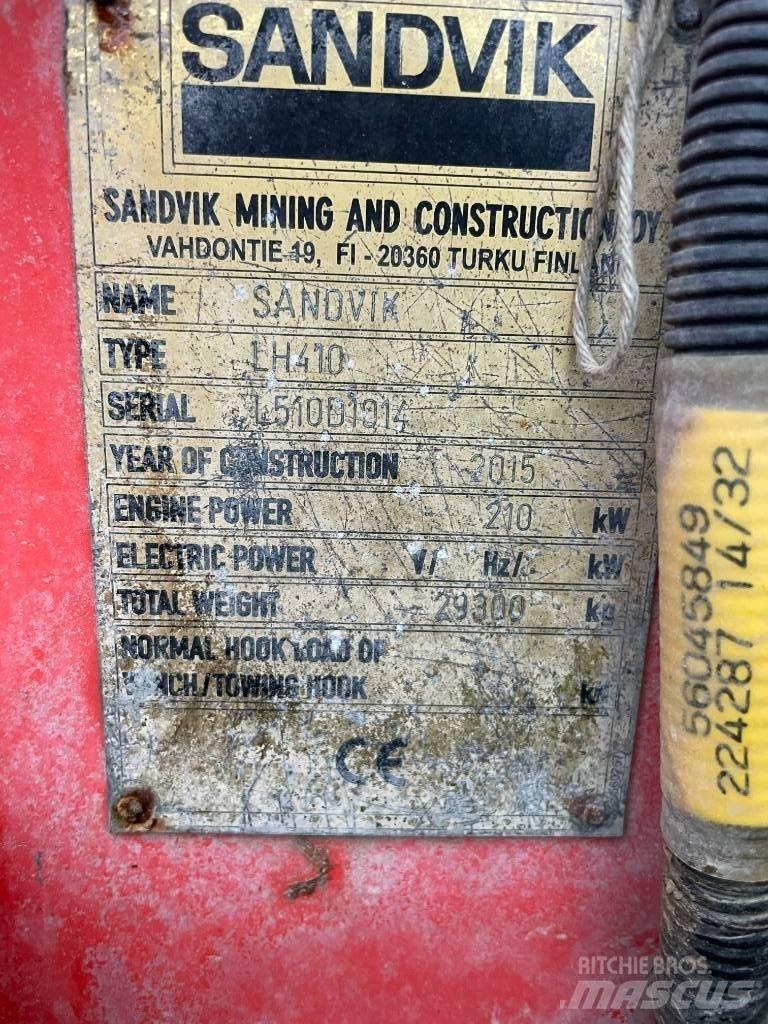 Sandvik LH 410 Mijnbouw shovels