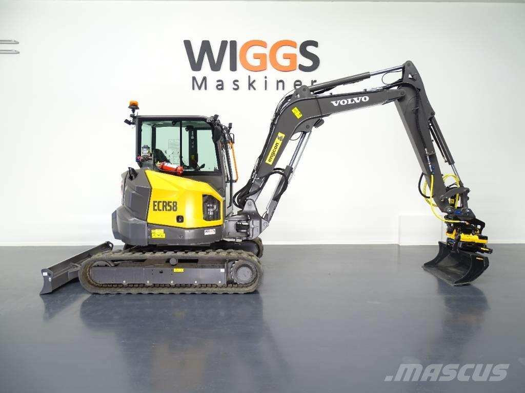 Volvo ECR58F Minigraafmachines < 7t