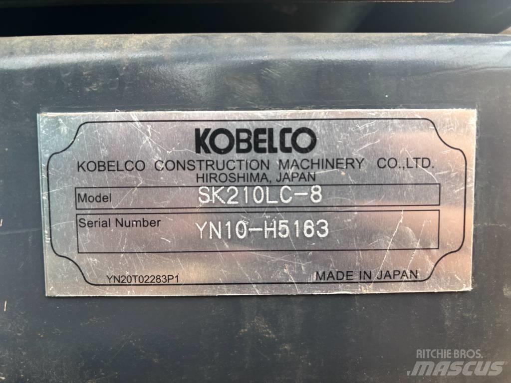 Kobelco SK 210 Rupsgraafmachines